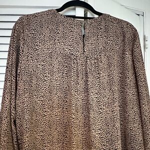 Loft animal print blouse